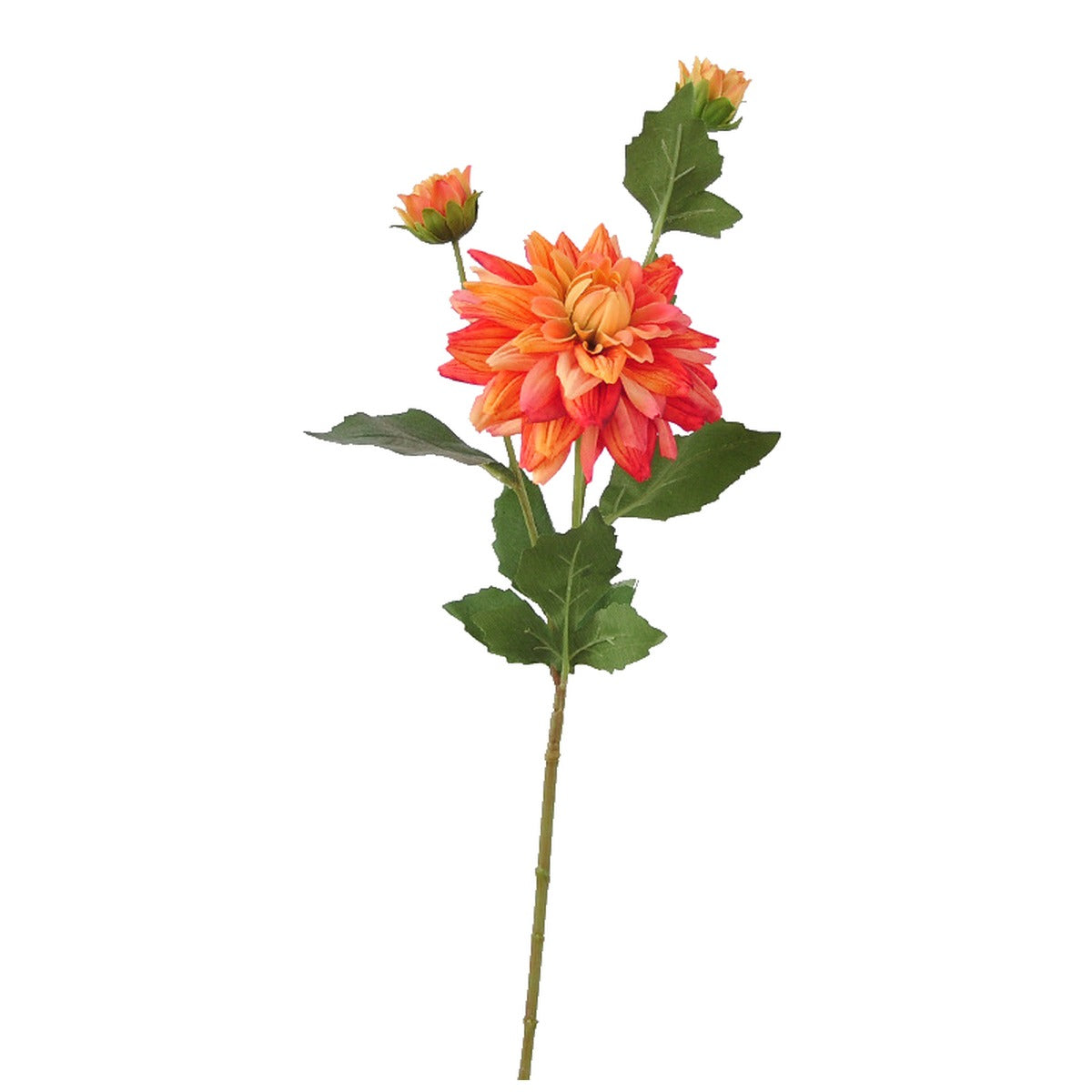 EVERIVELLE 25.6-Inch Artificial Dahlia Stem with Bud