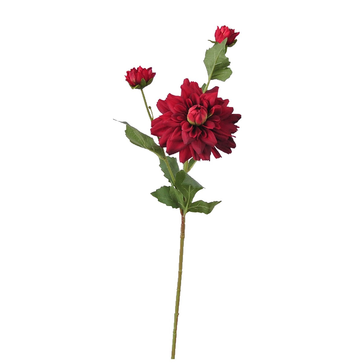 EVERIVELLE 25.6-Inch Artificial Dahlia Stem with Bud