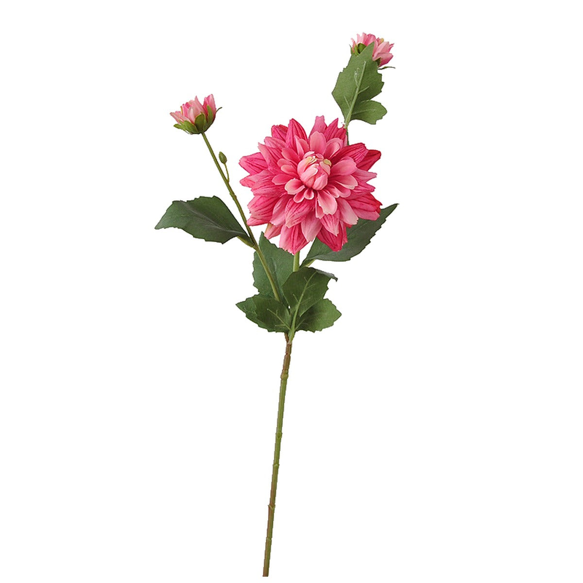 EVERIVELLE 25.6-Inch Artificial Dahlia Stem with Bud