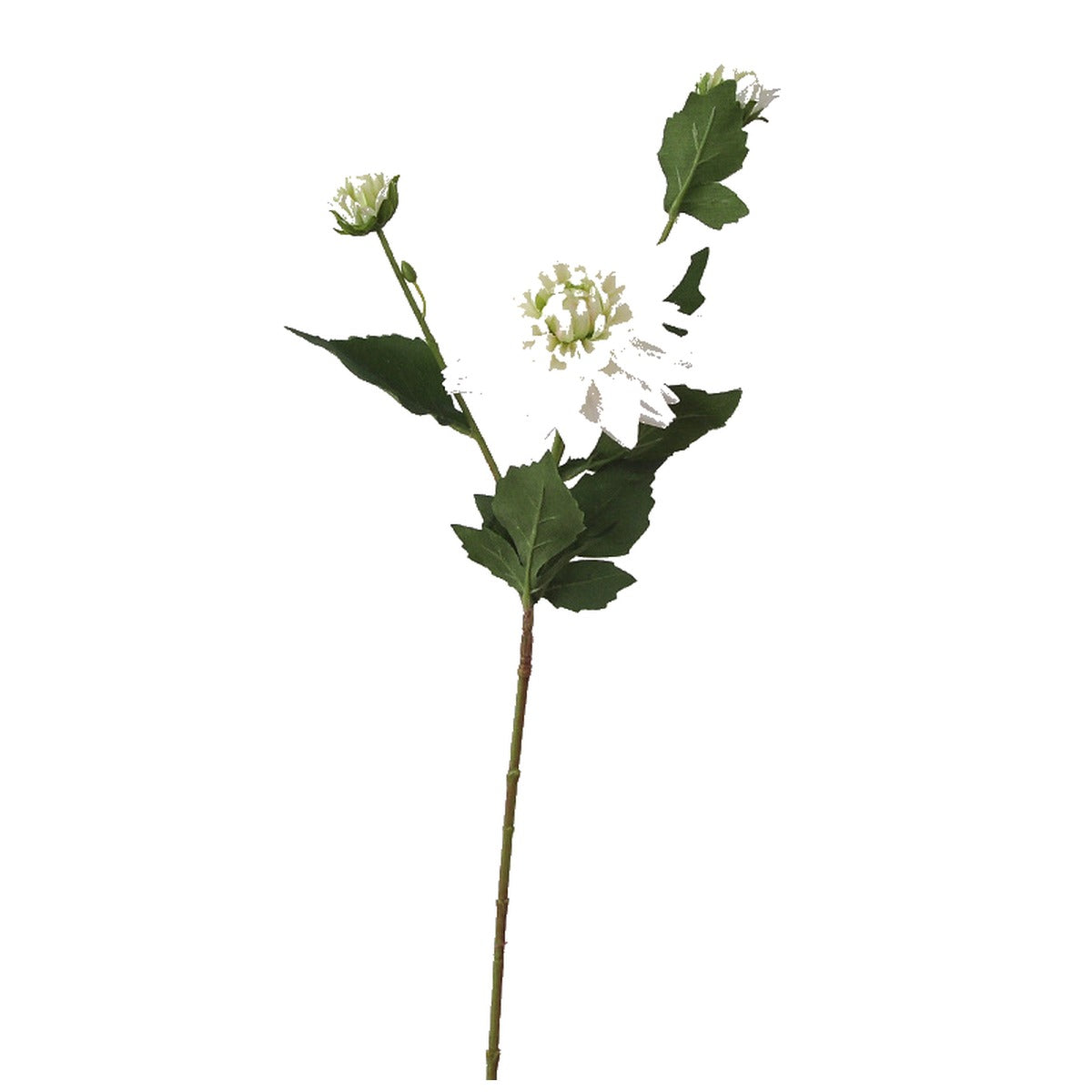 EVERIVELLE 25.6-Inch Artificial Dahlia Stem with Bud
