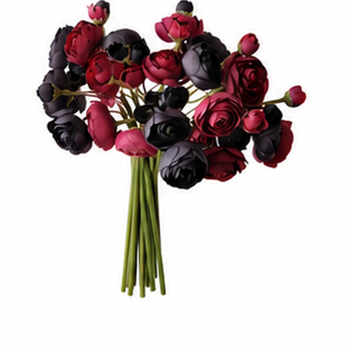 EVERIVELLE 10.2-Inch Artificial Ranunculus Bouquet — 9, 12 or 15 Stems