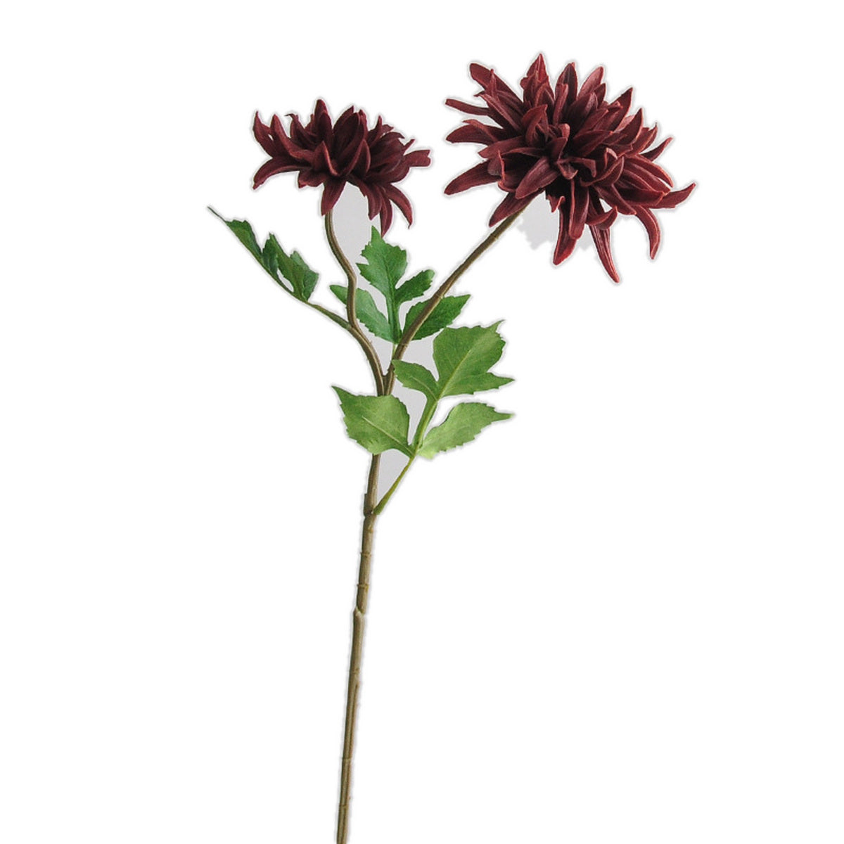EVERIVELLE 27.6-Inch Two-Head Real-Touch Artificial Dahlia Stem