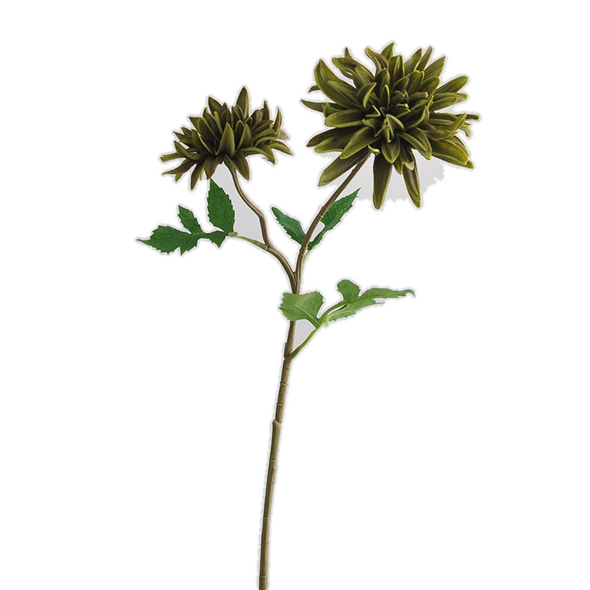 EVERIVELLE 27.6-Inch Two-Head Real-Touch Artificial Dahlia Stem