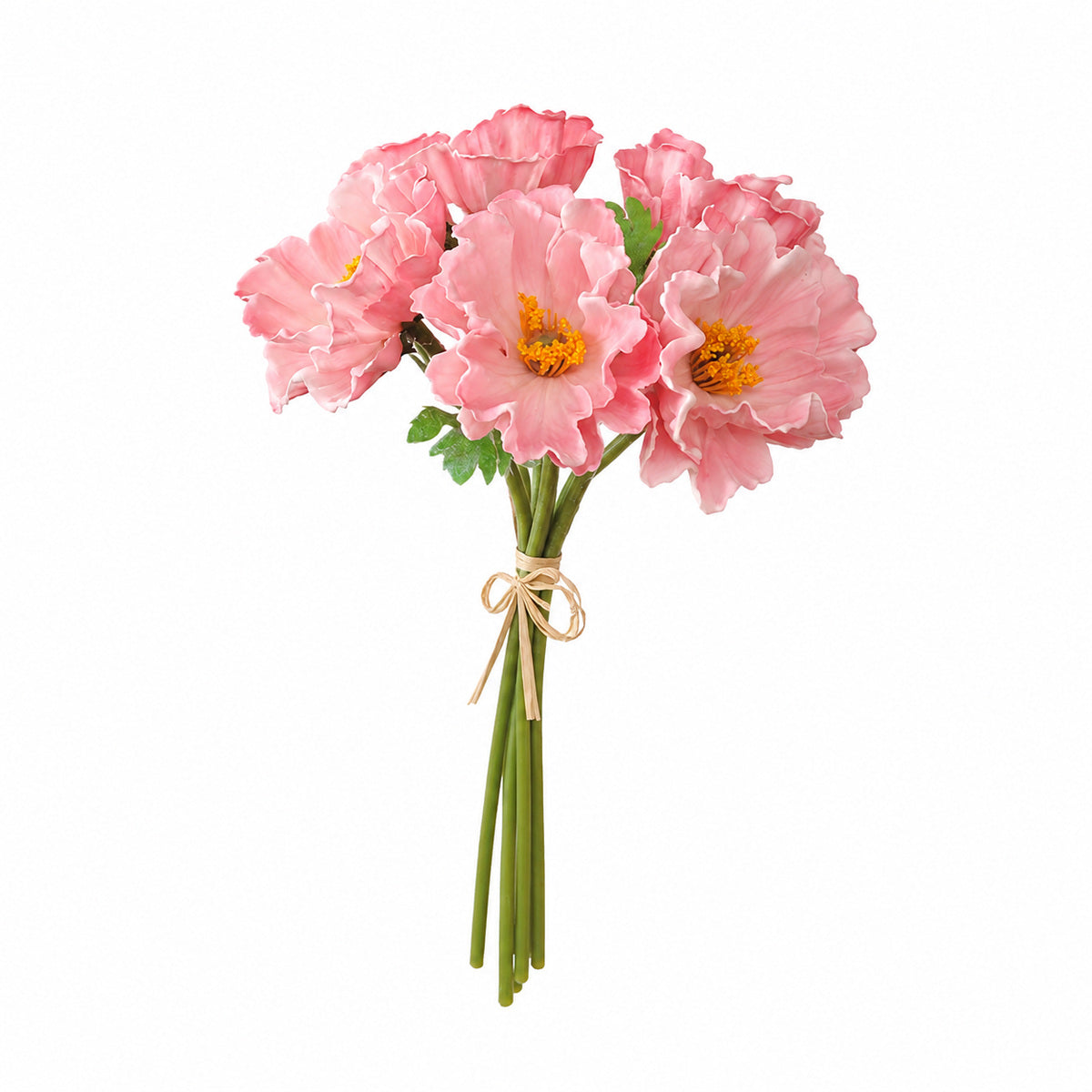 EVERIVELLE Five-Stem Artificial Poppy Bouquet