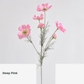 EVERIVELLE Six-Head Flocked Artificial Cosmos Spray