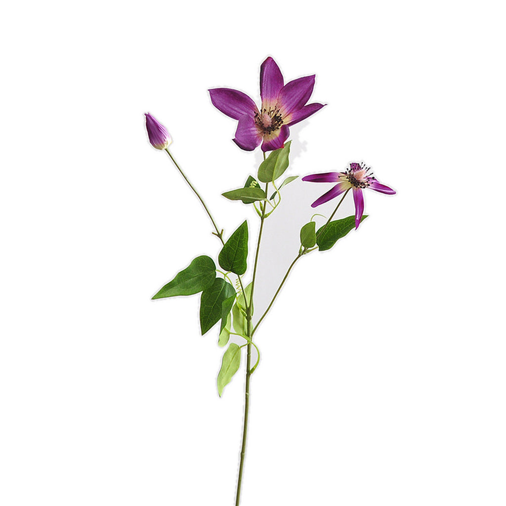 EVERIVELLE Artificial Clematis Flower Stem