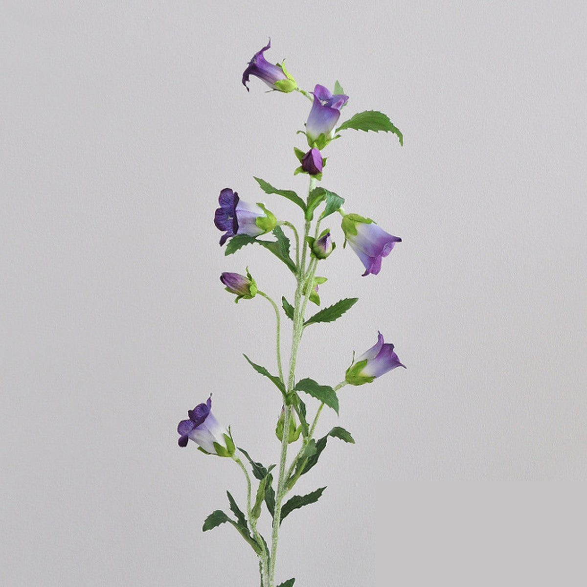 EVERIVELLE Flocked Artificial Bellflower Stem