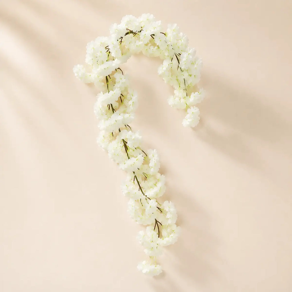 EVERIVELLE Artificial Cherry Blossom Vine Garland