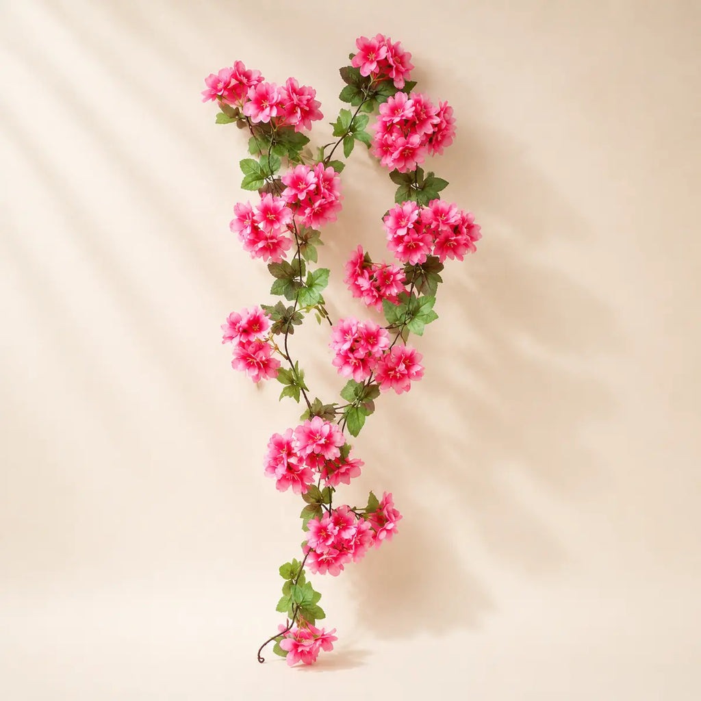 EVERIVELLE Artificial Cherry Blossom Vine Garland