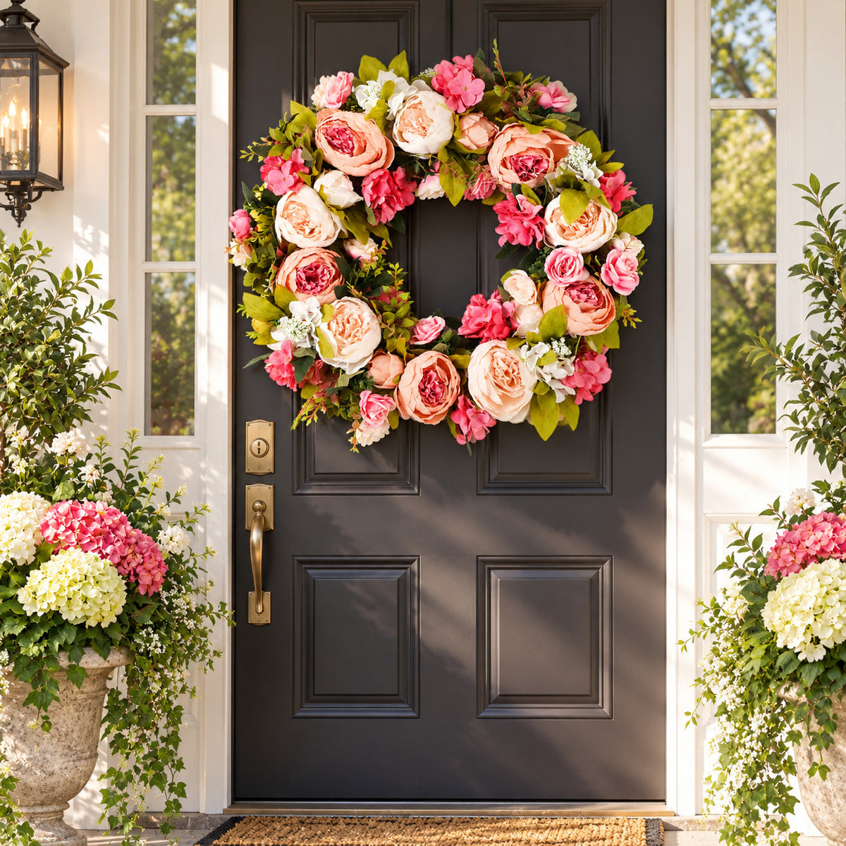 Peony Garden Spring Wreath Collection