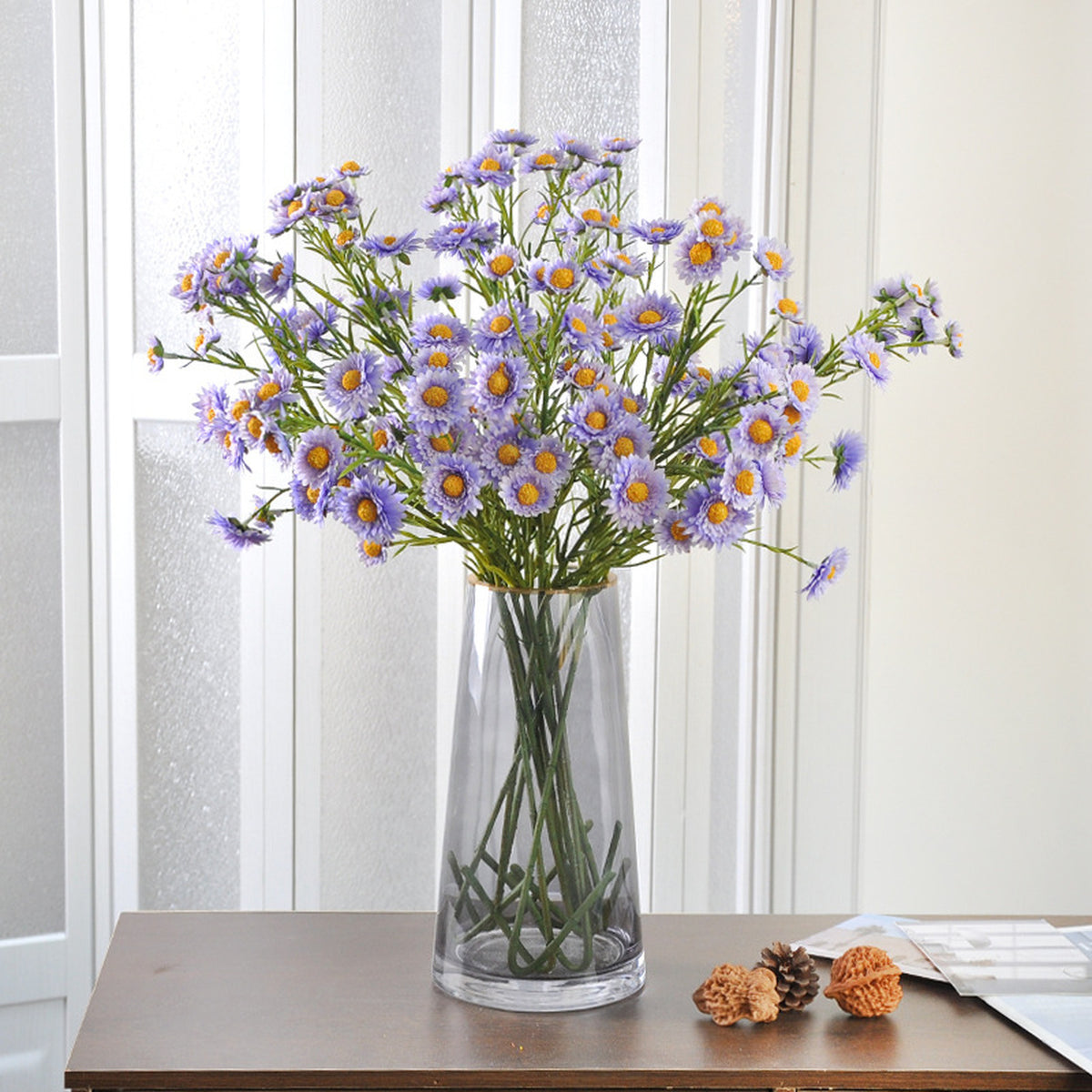 EVERIVELLE 13-Head Artificial Wild Daisy Stem