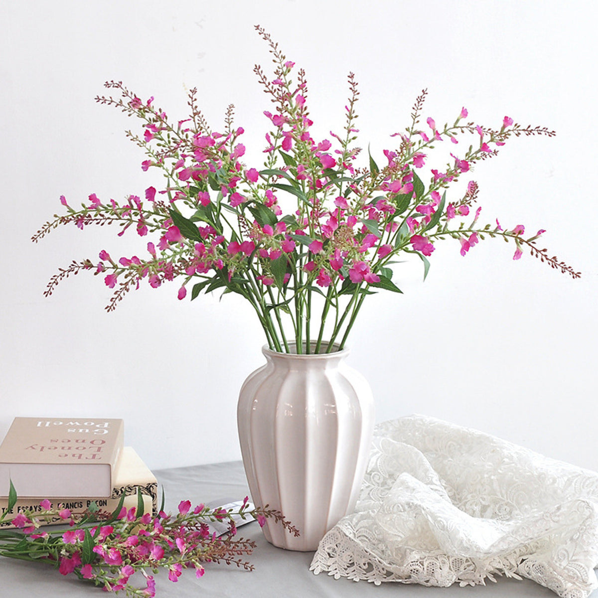 EVERIVELLE Four-Branch Artificial Fairy Flower Spray