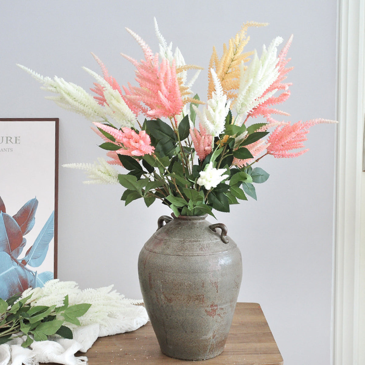 EVERIVELLE Three-Plume Artificial Astilbe Stem
