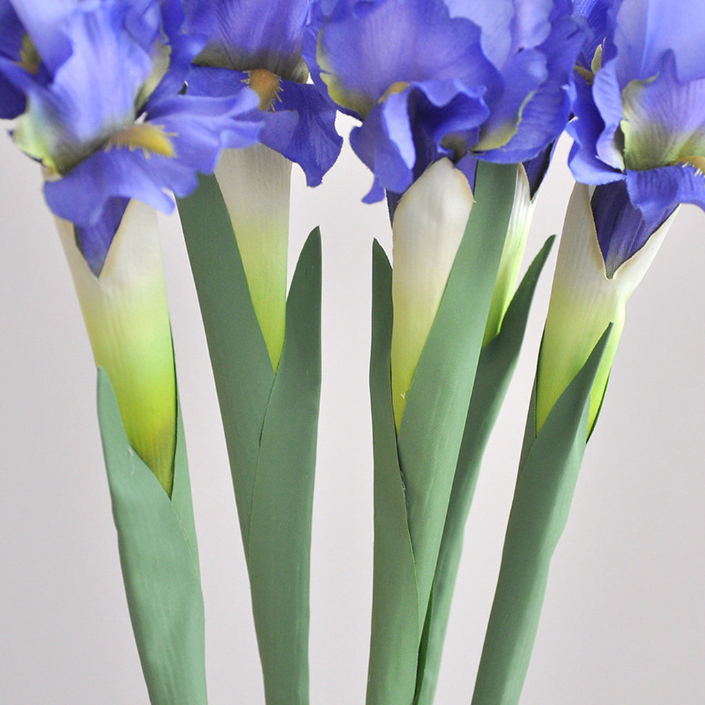 EVERIVELLE Single-Stem Artificial Iris Flower