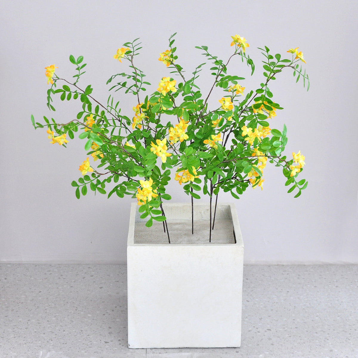 EVERIVELLE 37.8-Inch Artificial Begonia Blossom Spray