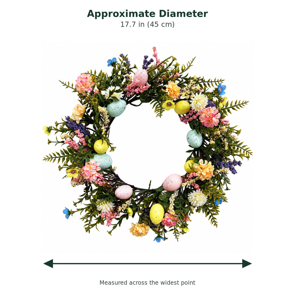 Easter Egg, Berry & Eucalyptus Wreath