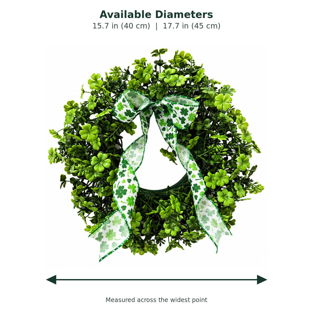 St. Patrick's Day Shamrock Bow Wreath Collection