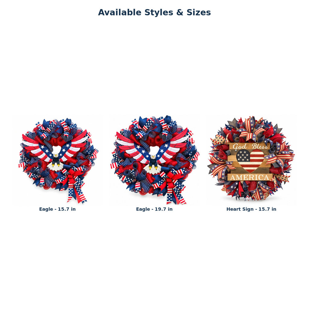 Patriotic Eagle & Americana Wreath Collection