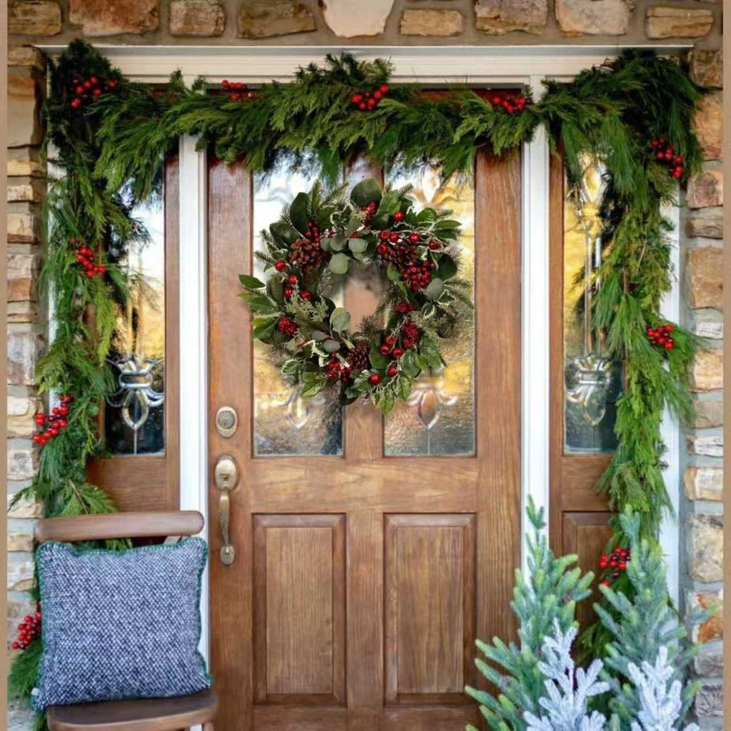 Pine, Berry & Eucalyptus Christmas Wreath