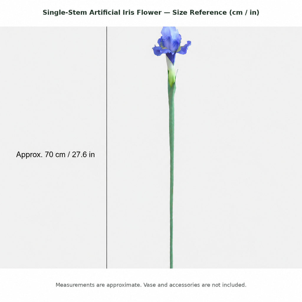 EVERIVELLE Single-Stem Artificial Iris Flower