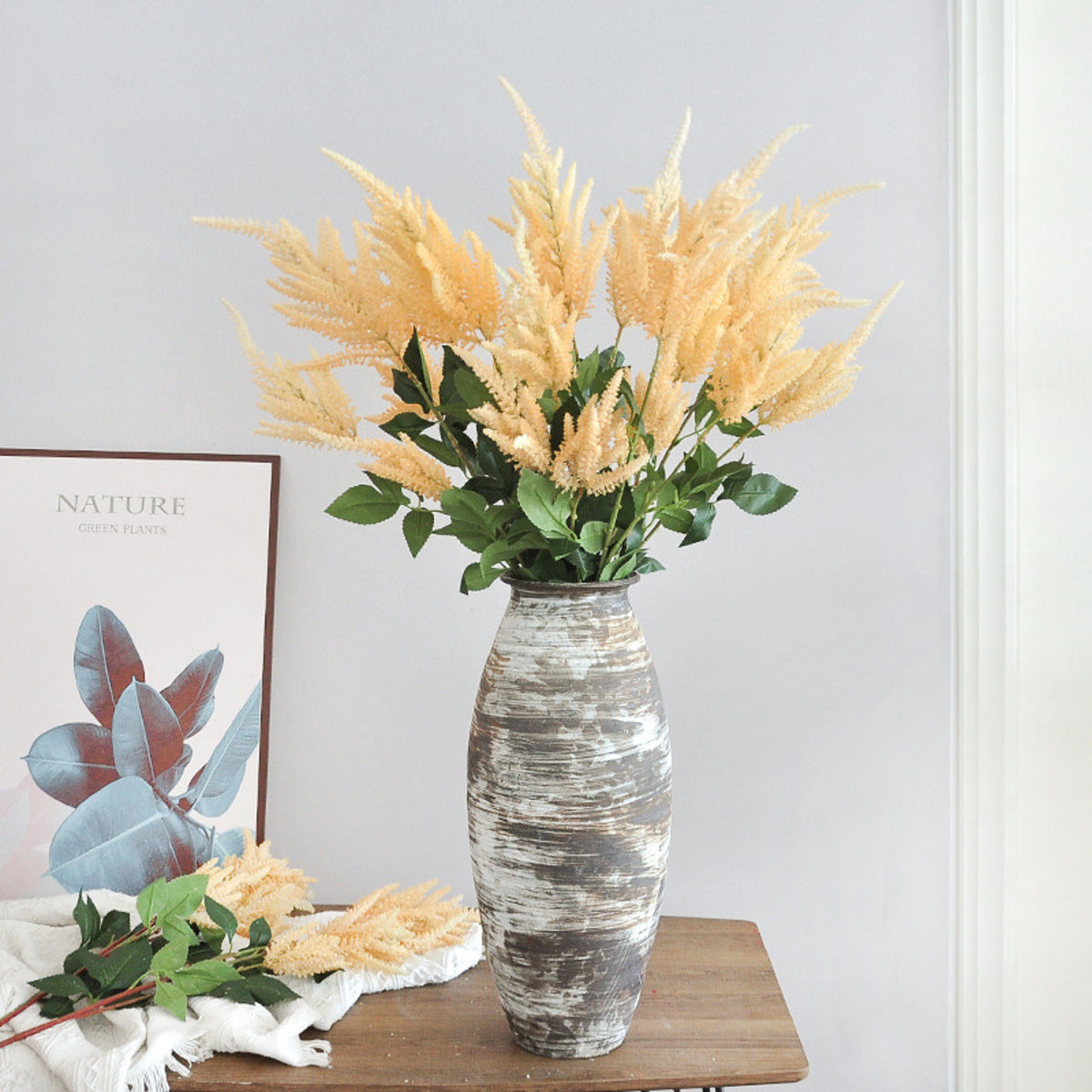 EVERIVELLE Three-Plume Artificial Astilbe Stem
