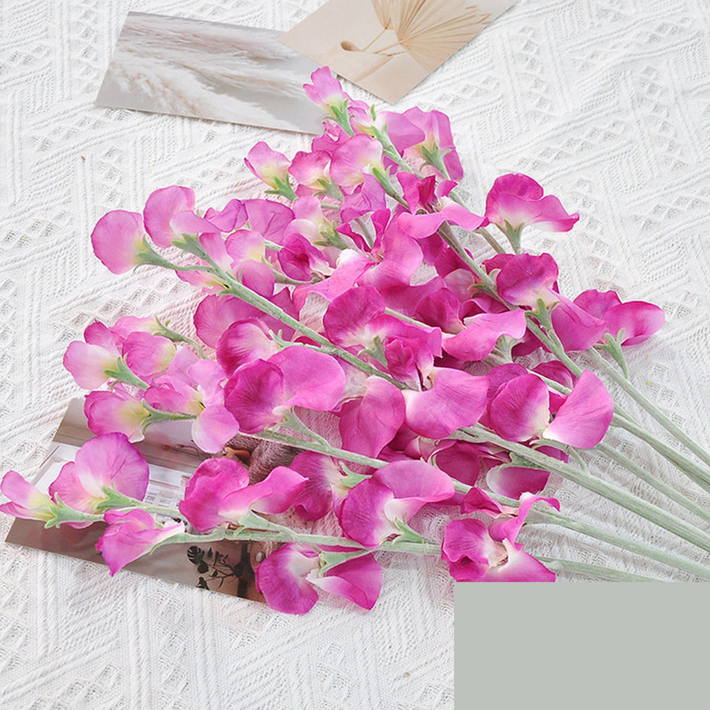 EVERIVELLE Artificial Sweet Pea Flower Stem