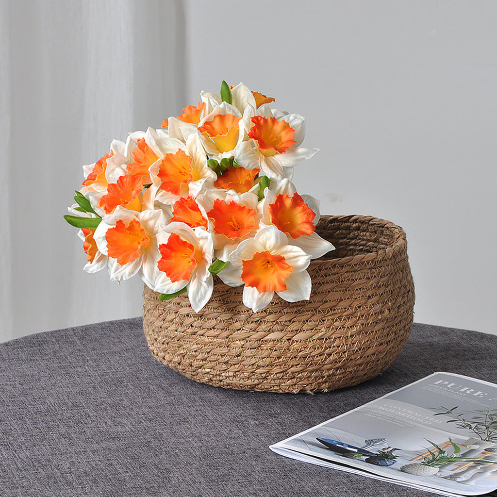 EVERIVELLE Artificial Soft-Touch Daffodil Bouquet