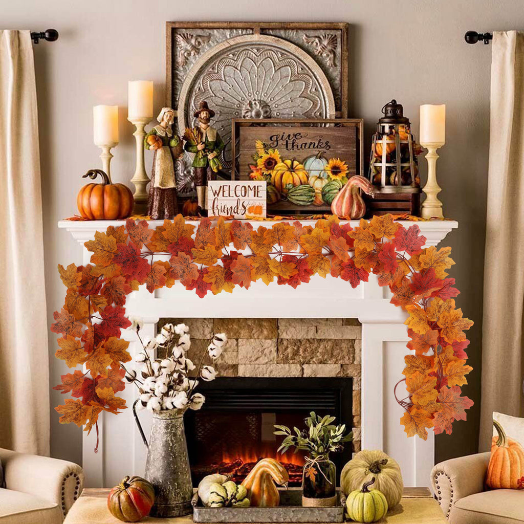 Autumn Maple Leaf Garland Collection