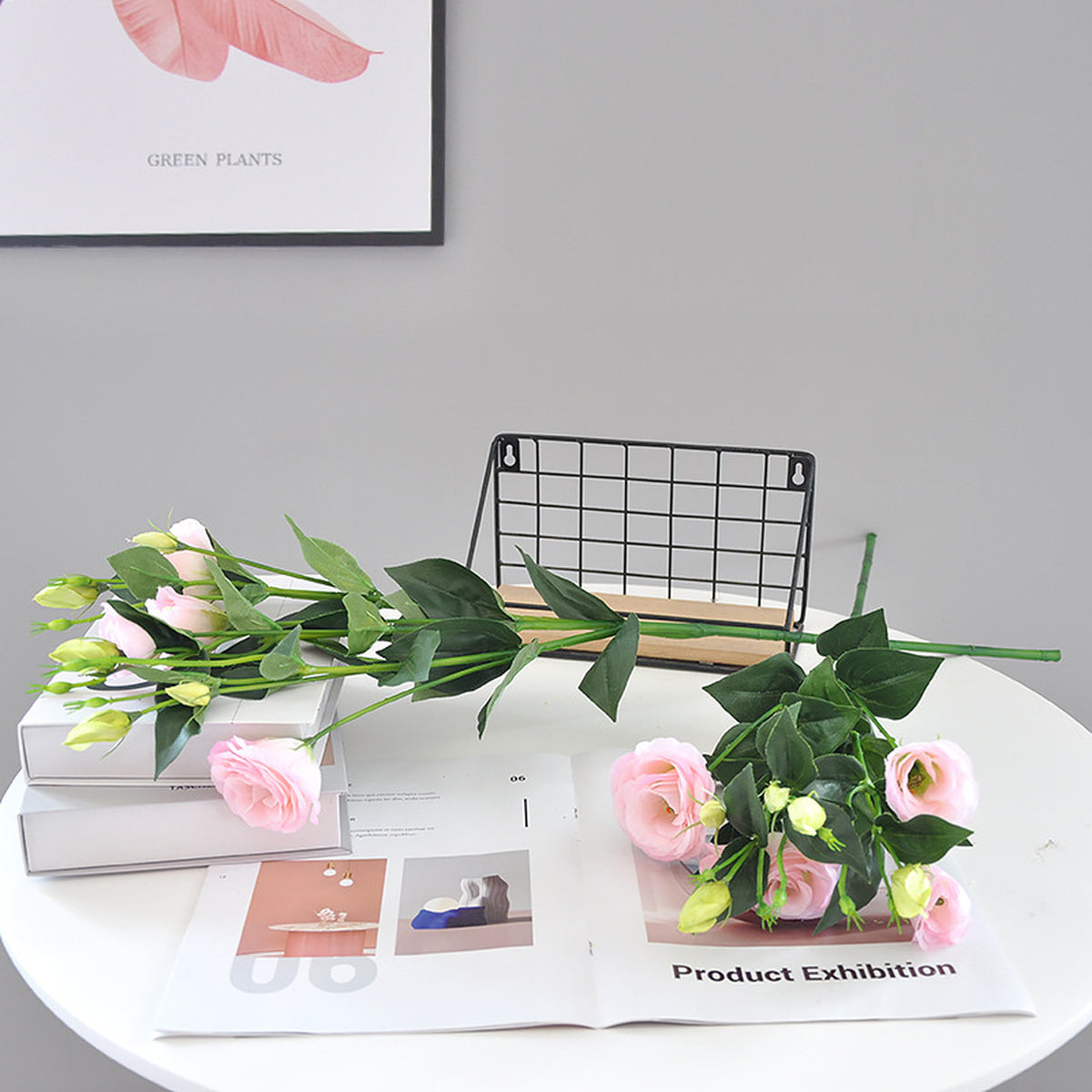 EVERIVELLE Long Artificial Lisianthus Spray