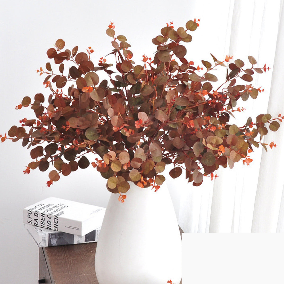 EVERIVELLE Autumn Artificial Eucalyptus Spray
