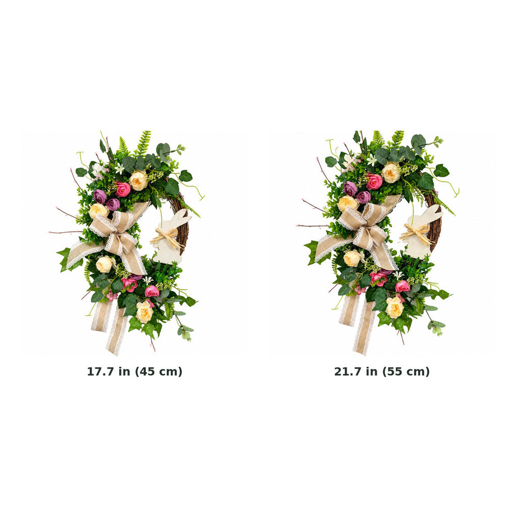 Easter Bunny Floral Door Wreath Collection