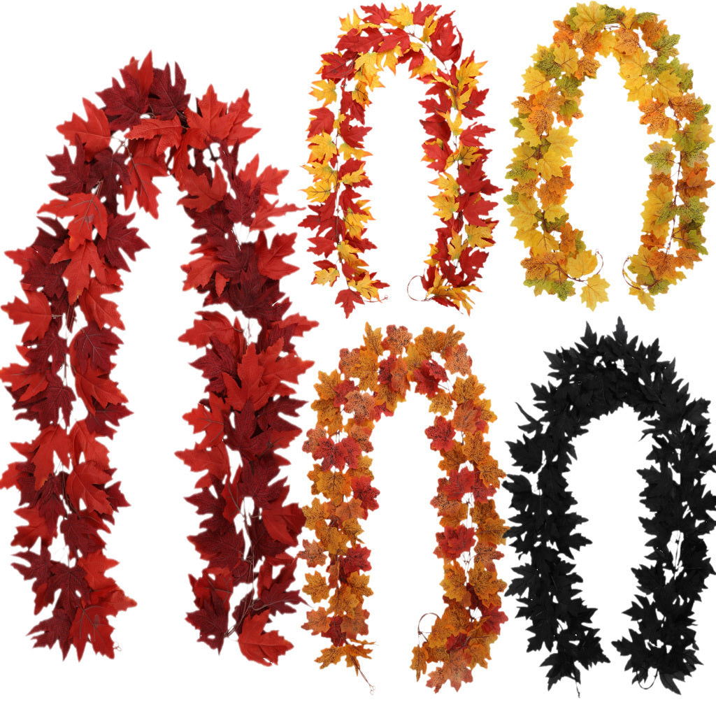 Autumn Maple Leaf Garland Collection
