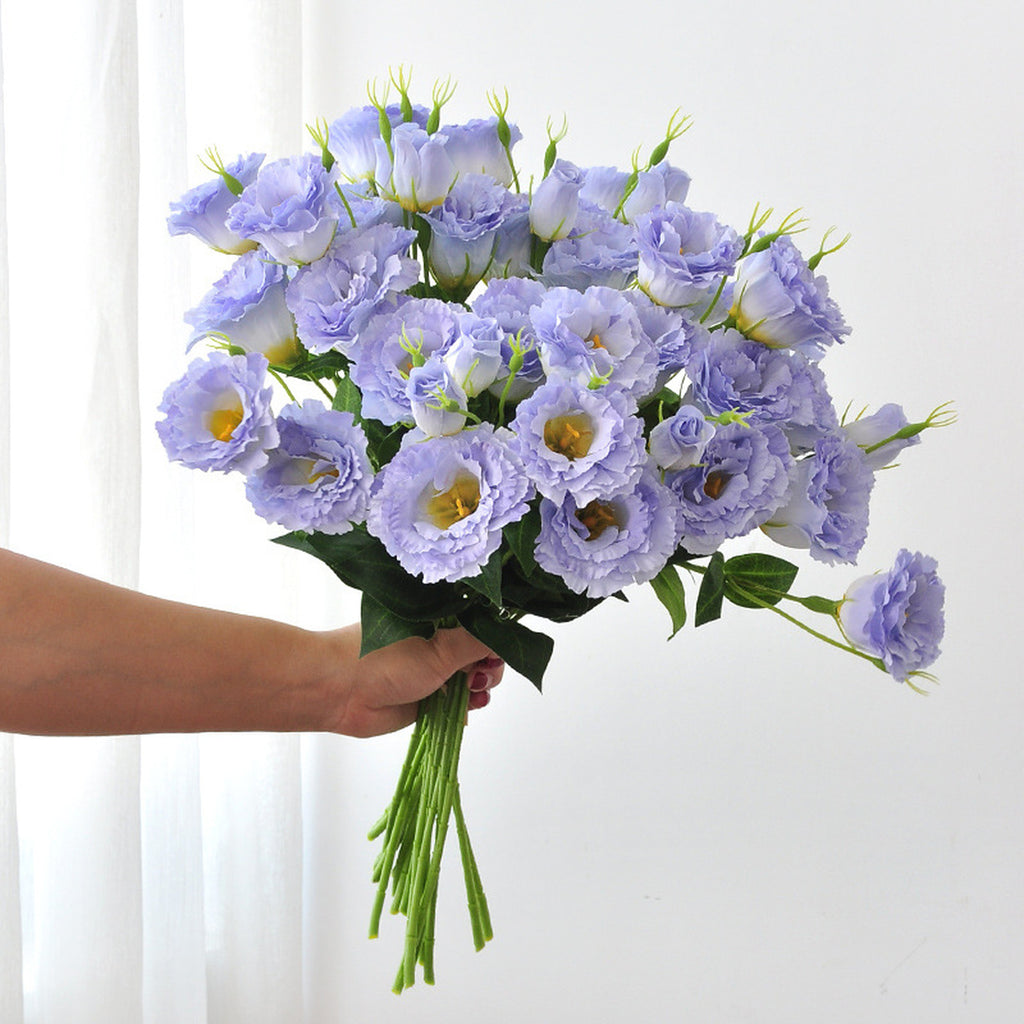EVERIVELLE 19.7-Inch Five-Stem Artificial Lisianthus Bouquet