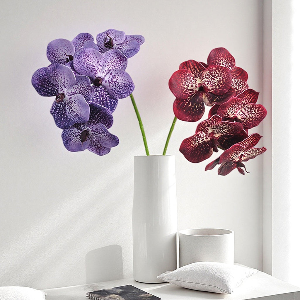 EVERIVELLE 3D Artificial Phalaenopsis Orchid Stem