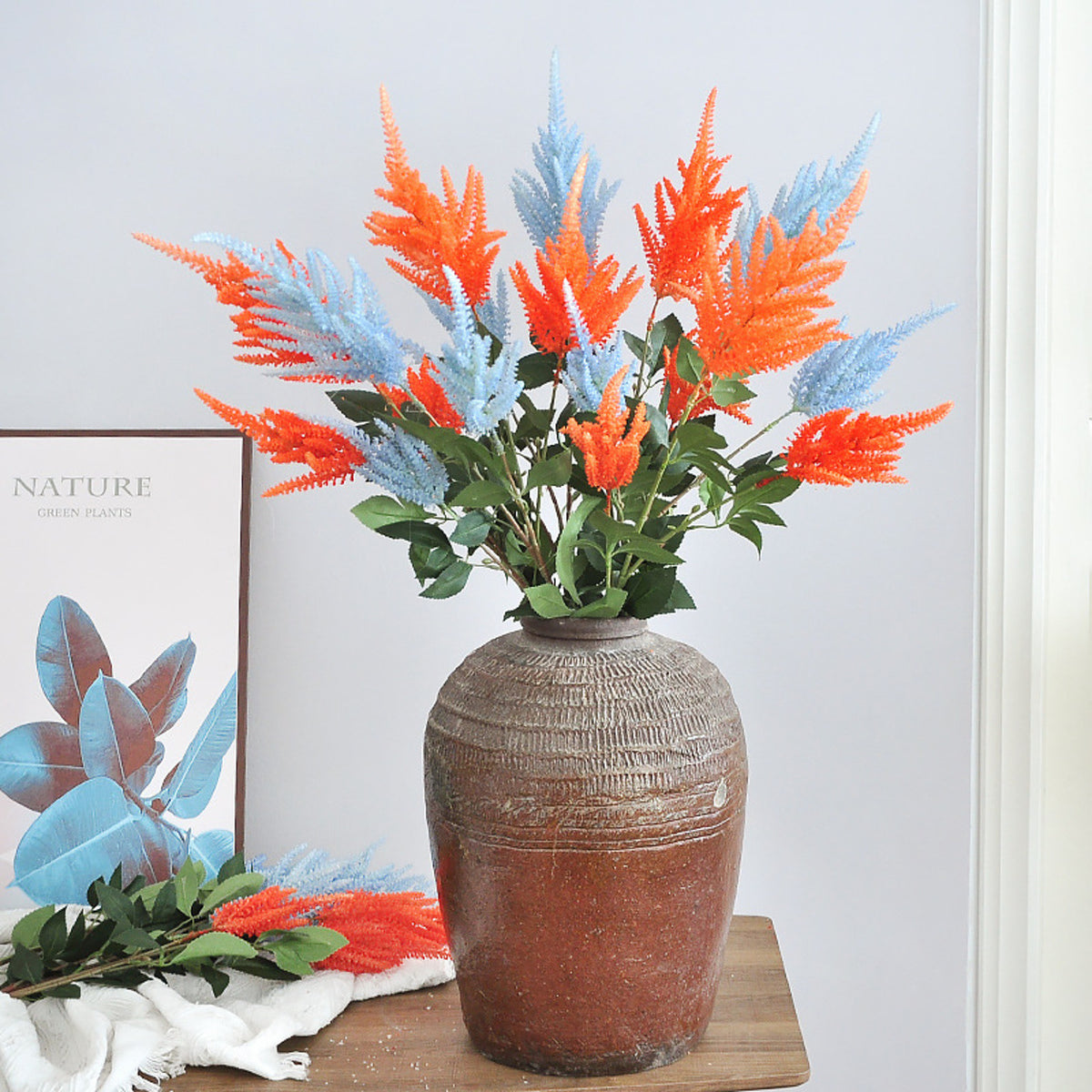 EVERIVELLE Three-Plume Artificial Astilbe Stem