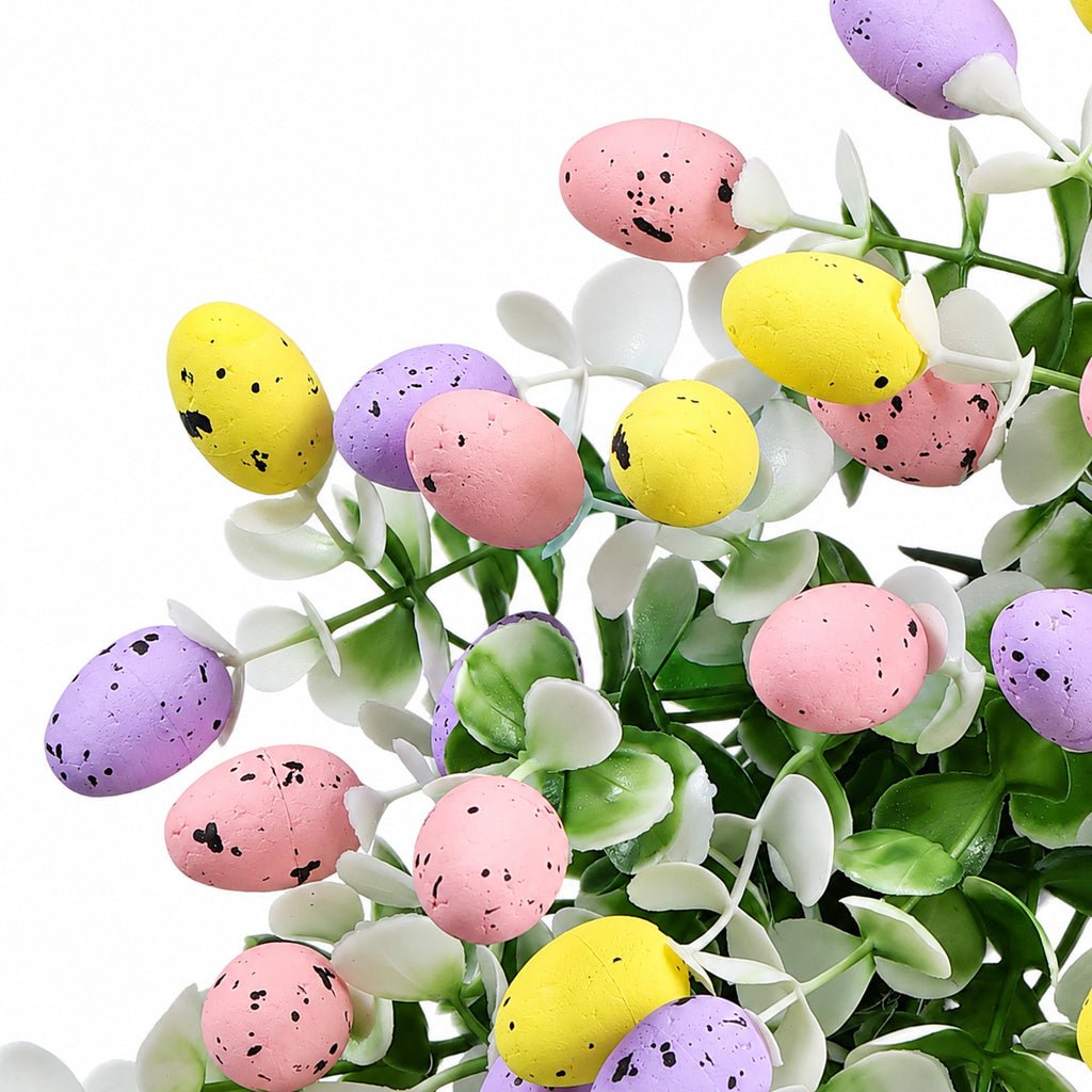 Pastel Speckled Easter Egg Wreath