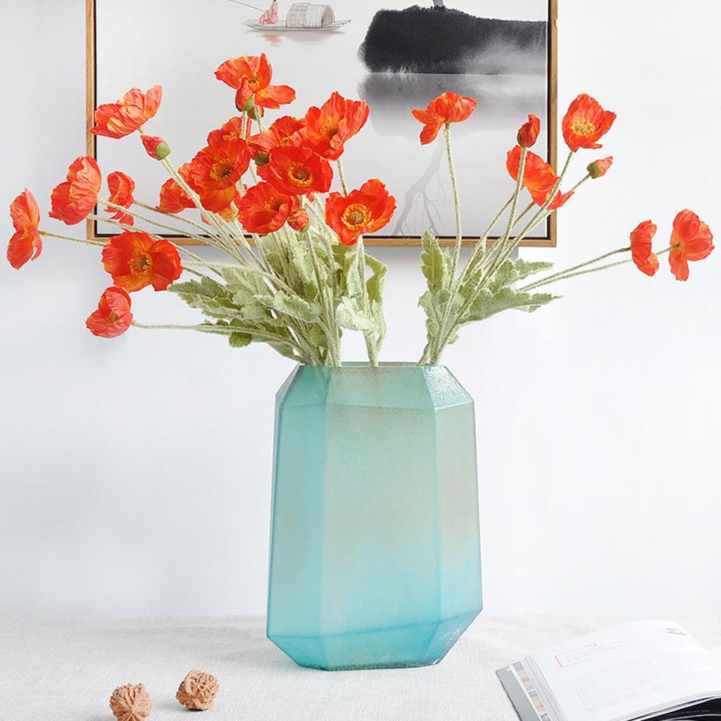 EVERIVELLE Artificial Poppy Flower Stem