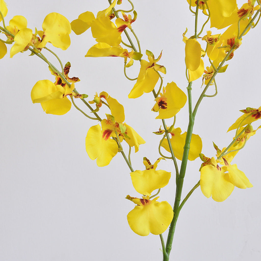 EVERIVELLE Long Artificial Dancing Lady Oncidium Orchid Stem