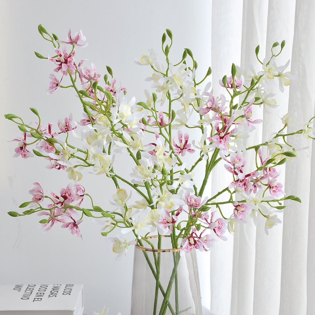 EVERIVELLE Artificial Vanda Orchid Spray