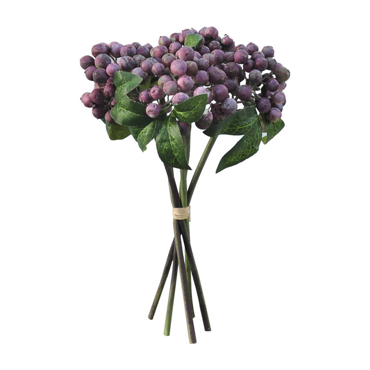 EVERIVELLE 11-Inch Five-Stem Artificial Berry Bouquet