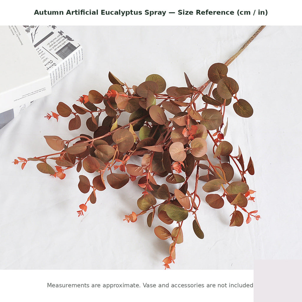 EVERIVELLE Autumn Artificial Eucalyptus Spray
