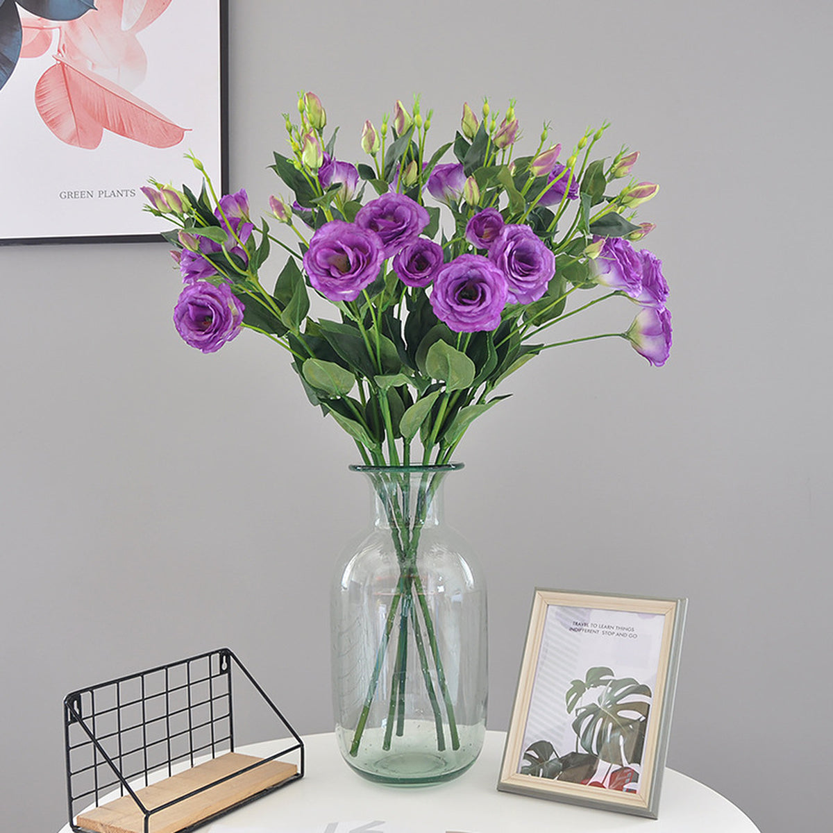 EVERIVELLE Long Artificial Lisianthus Spray