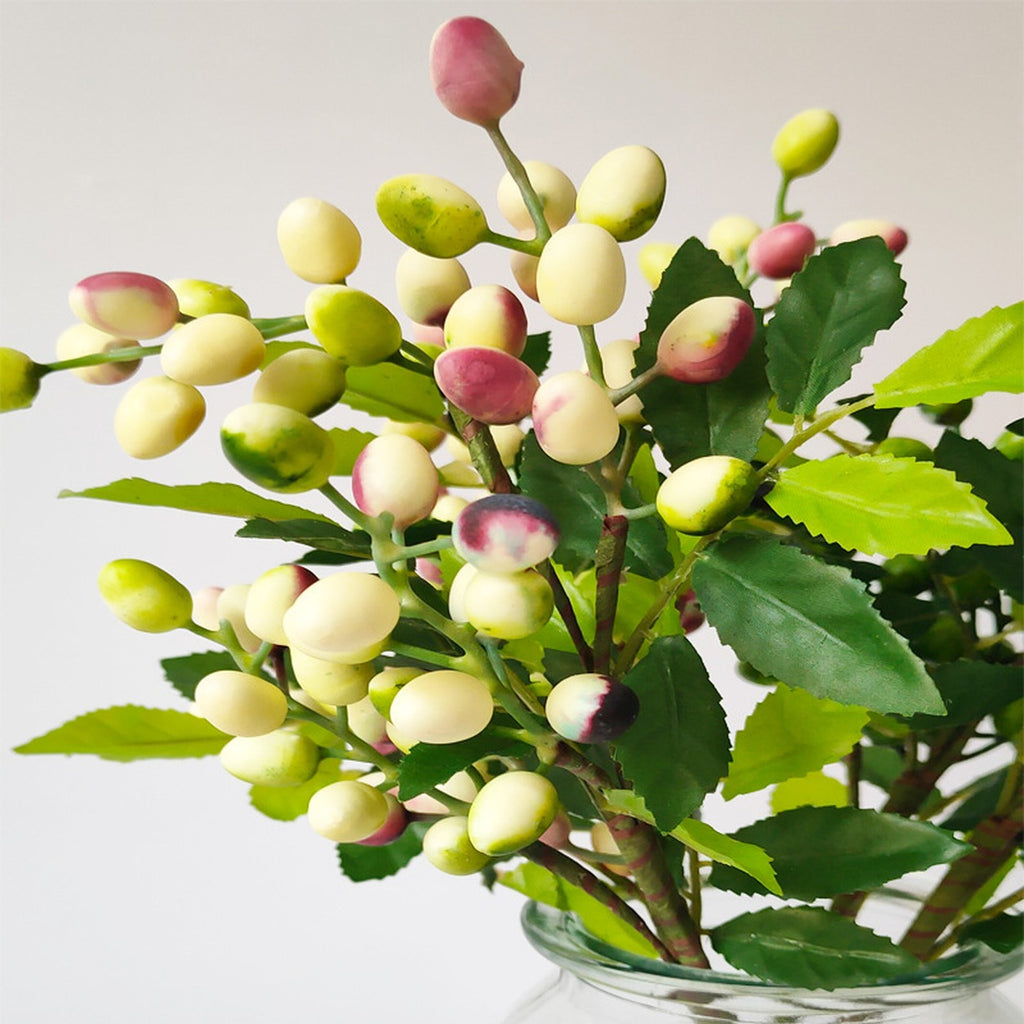 EVERIVELLE Artificial Berry & Olive Leaf Spray