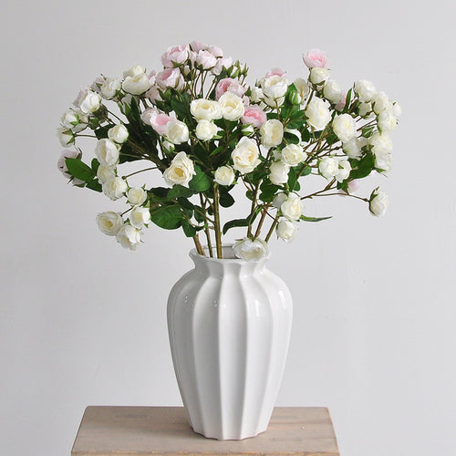 EVERIVELLE 17-Head Artificial Spray Rose Stem