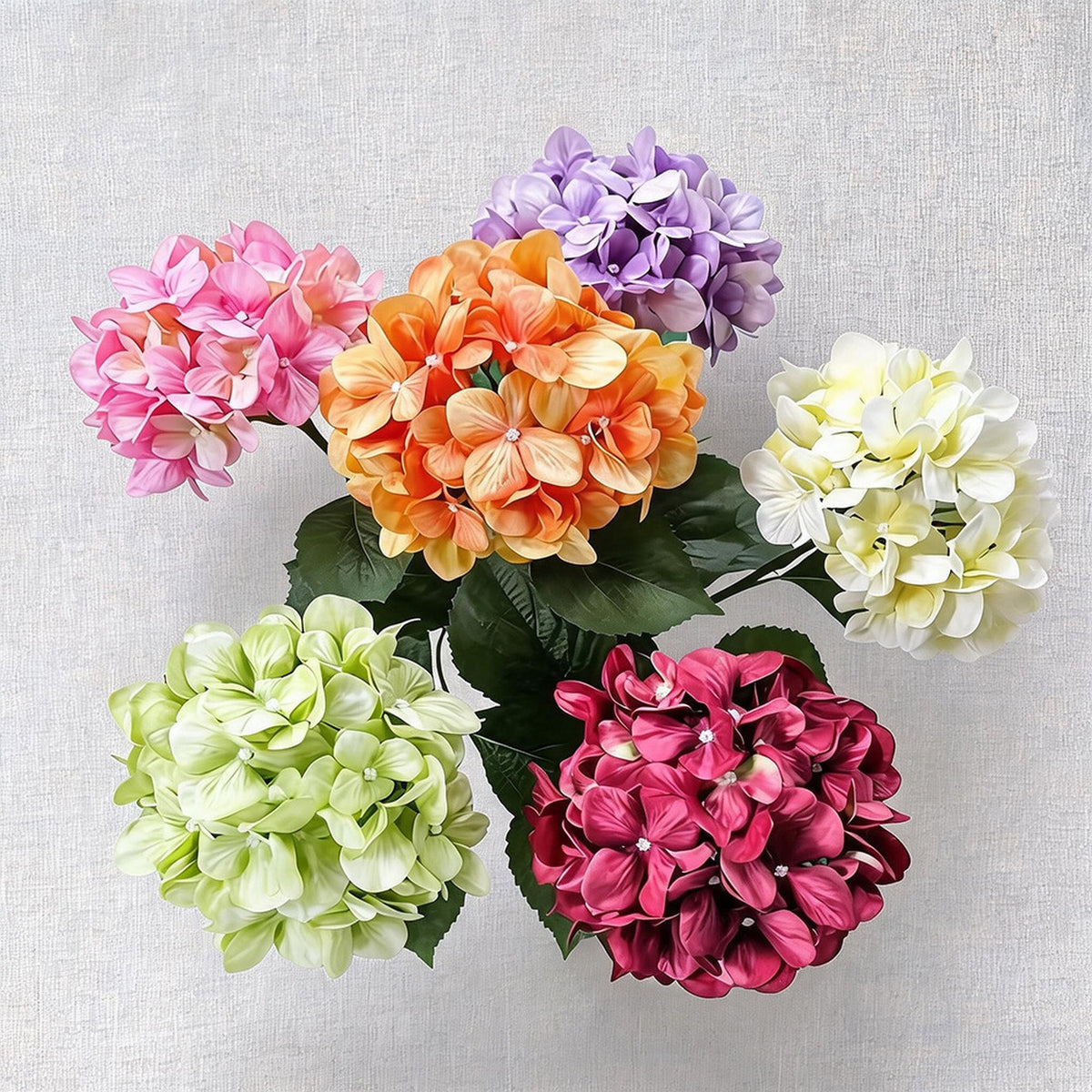 EVERIVELLE Artificial Hydrangea Floor Arrangement