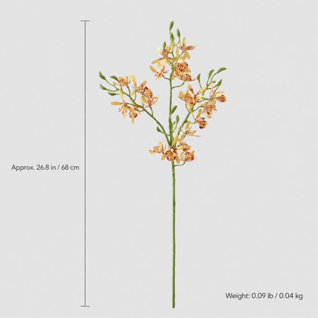 EVERIVELLE Artificial Vanda Orchid Spray