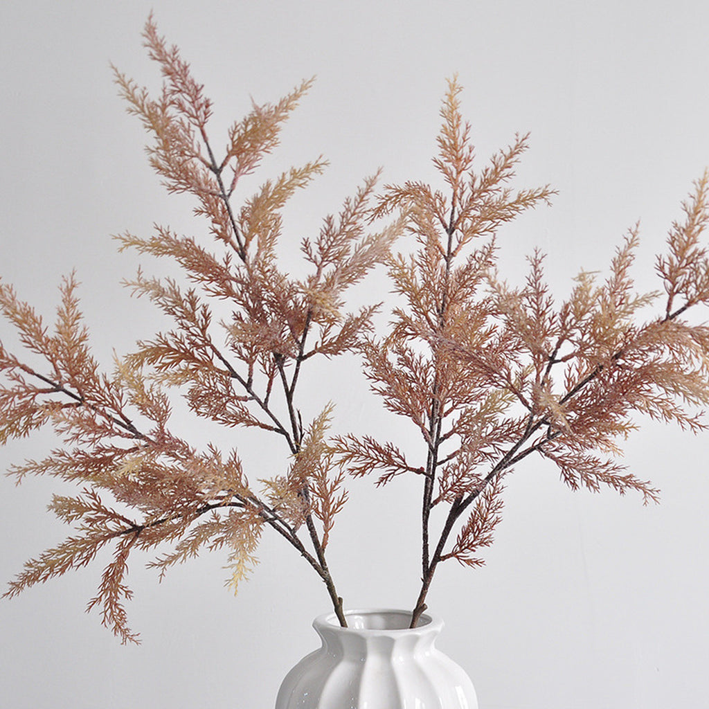 EVERIVELLE 31.5-Inch Two-Fork Artificial Foxtail Foliage Branch