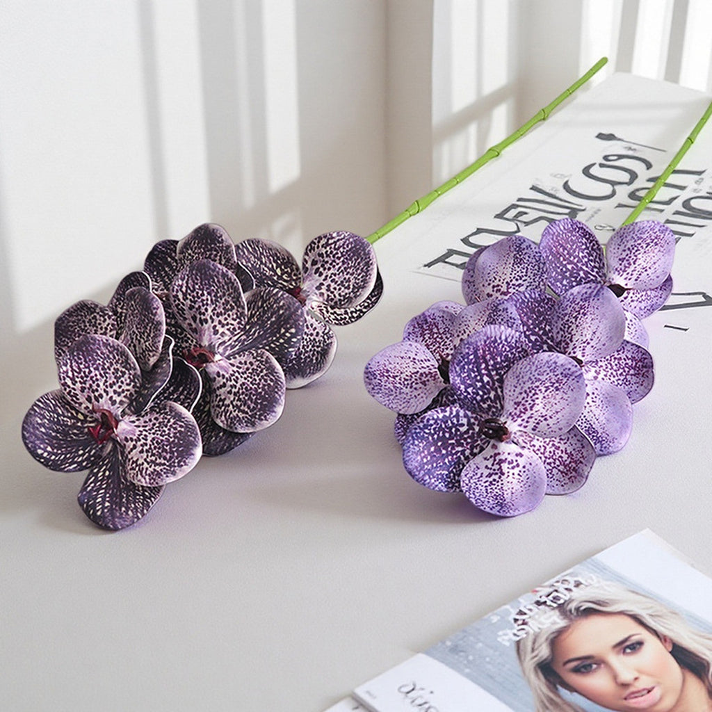 EVERIVELLE 3D Artificial Phalaenopsis Orchid Stem