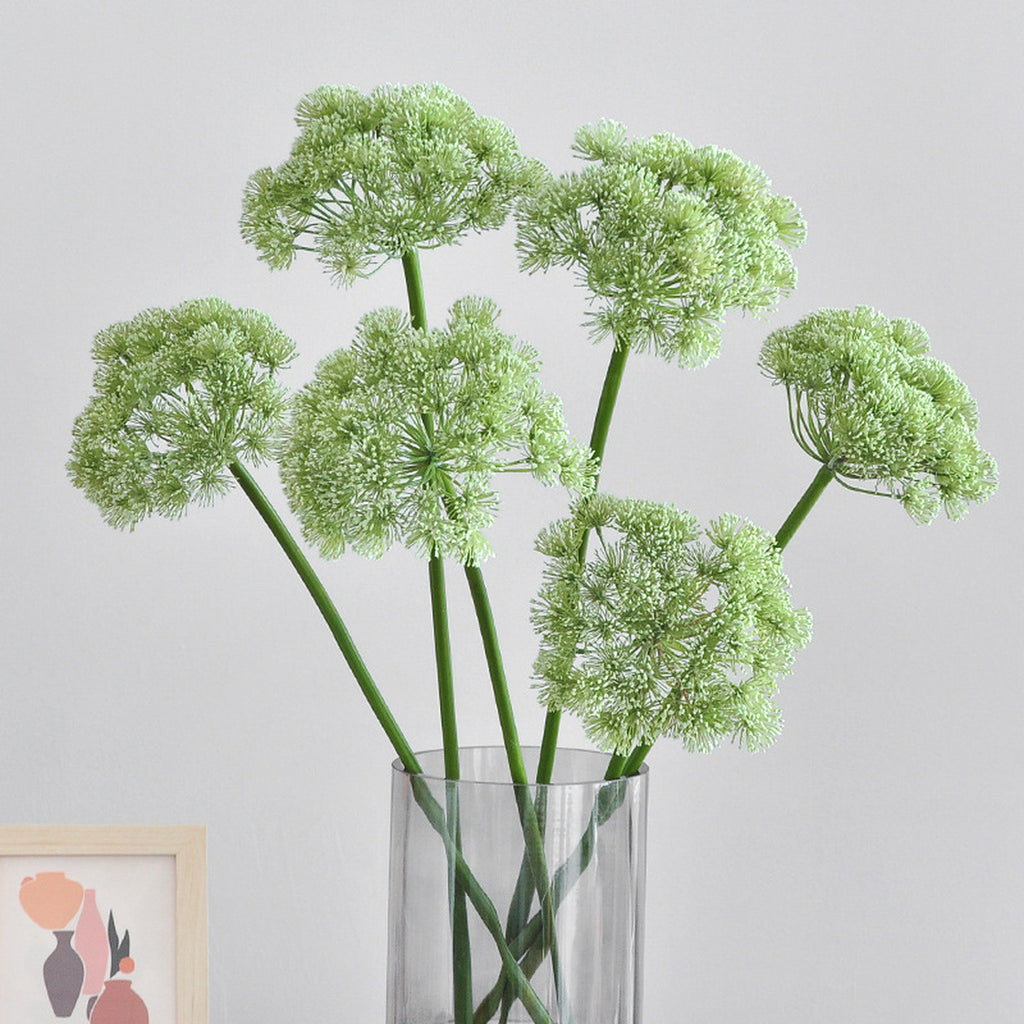 EVERIVELLE Artificial Allium Lace Flower Stem