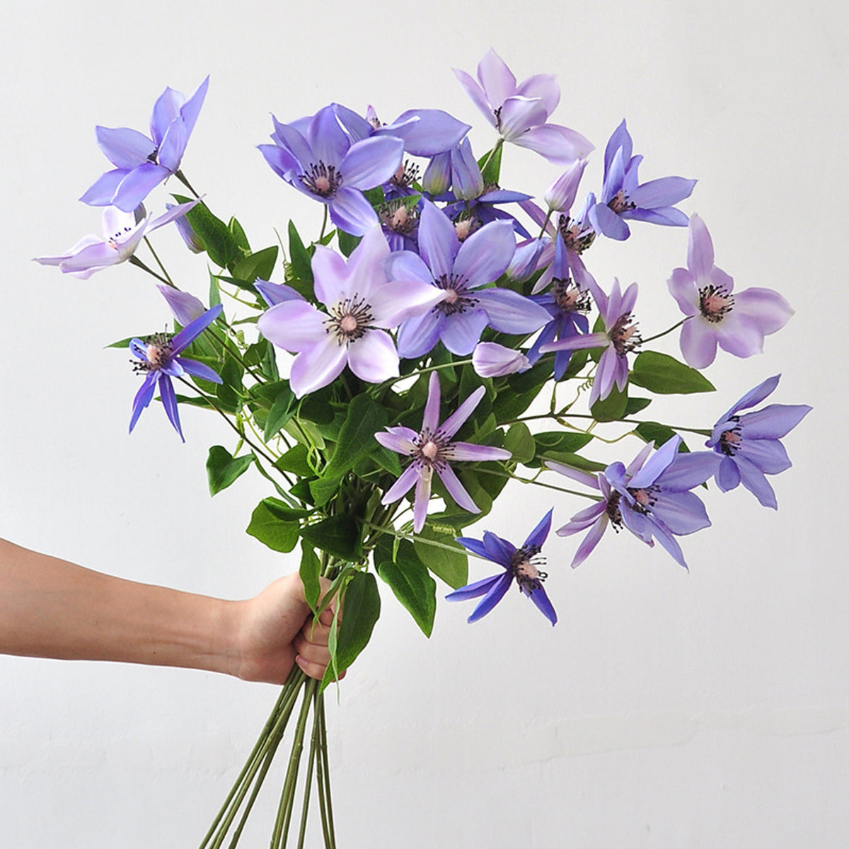 EVERIVELLE Artificial Clematis Flower Stem